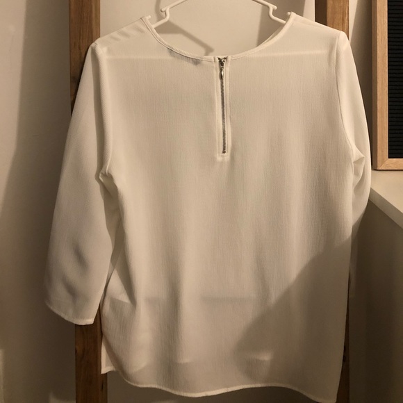 Sheer White ONLY Top - Picture 2 of 3